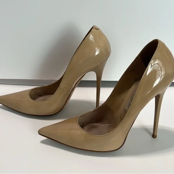 Jimmy Choo Black Stiletto Heels Classic Pointed Toe - Picture 2 of 3